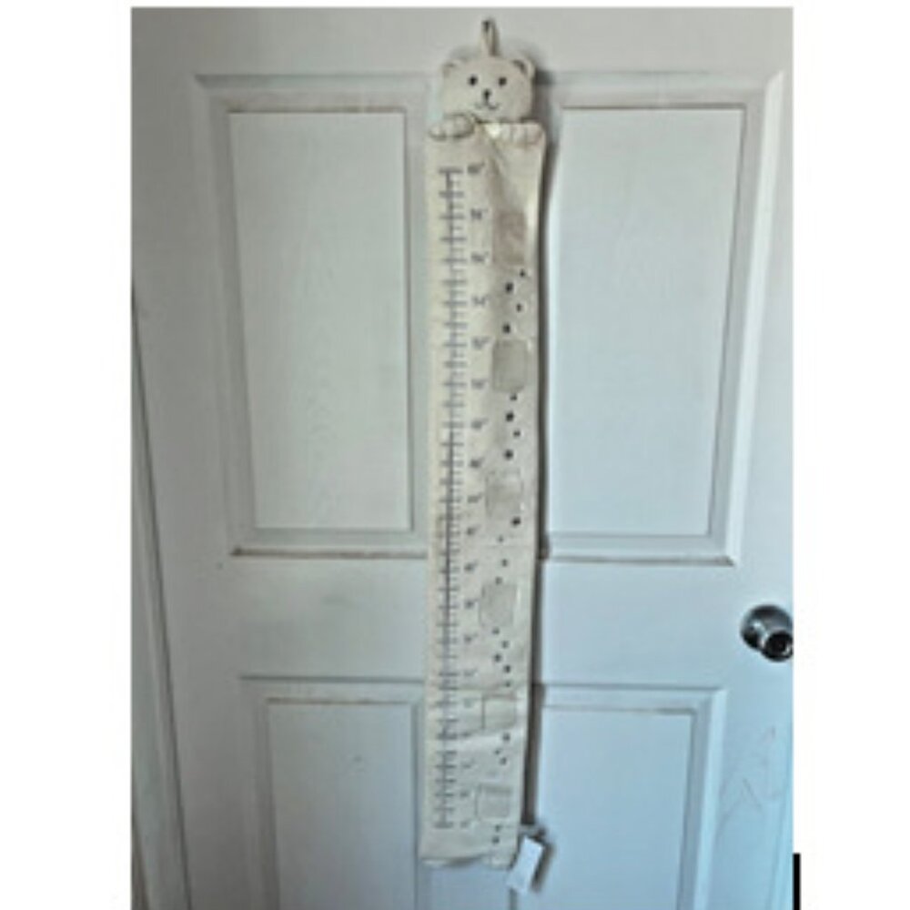 COPY- NWT~The Children's Place Teddy Bear Plush Growth Chart w/ 6 Photo Pockets